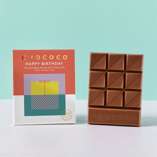 Happy Birthday Milk Chocolate Bar