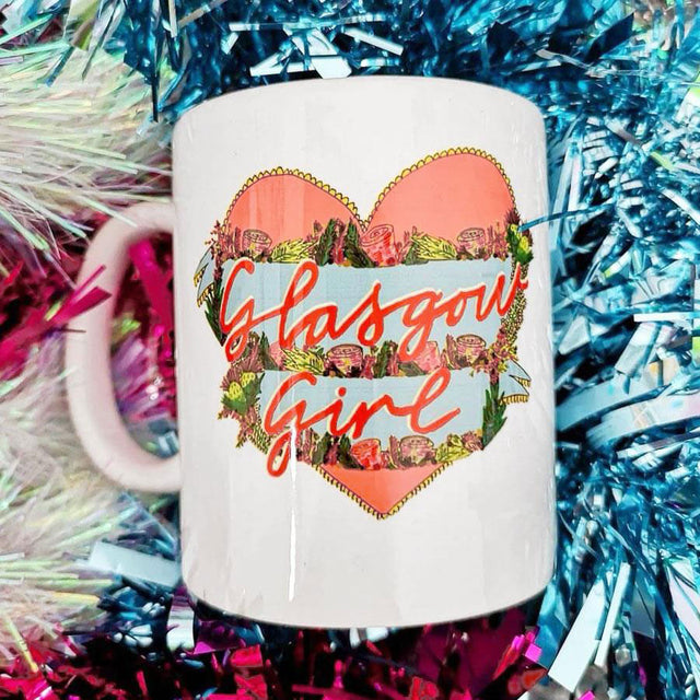Glasgow Girl Heart Ceramic Mug