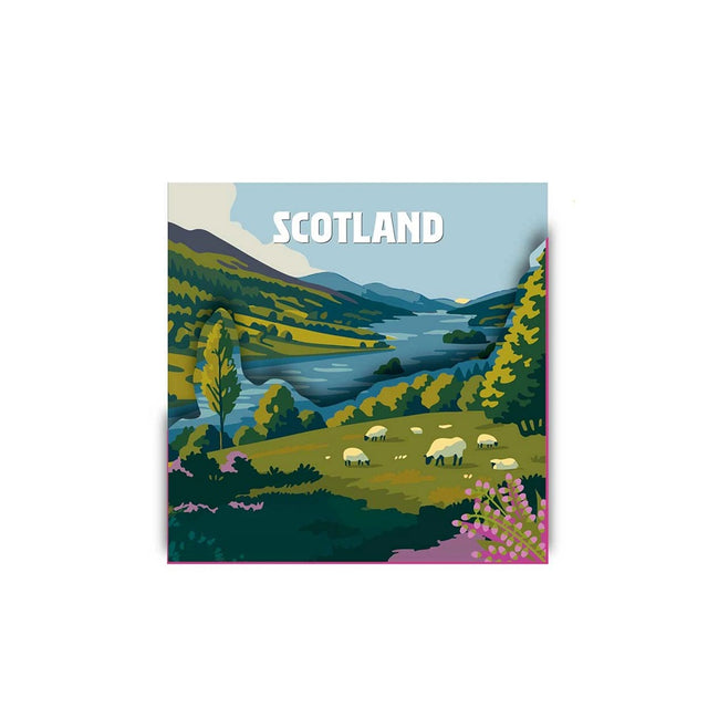 Big Country Scotland Landscape 3D Magnet