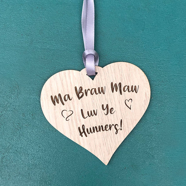 Ma Braw Maw Hanging Heart Decoration