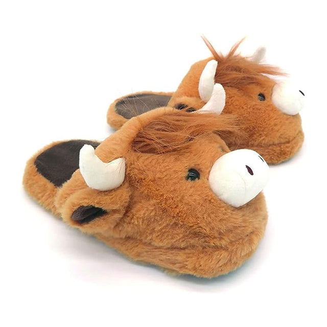 Highland Cow Open Slippers