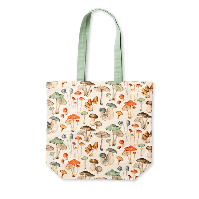 Mushrooms Print Tote Bag