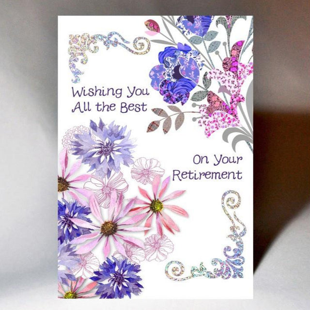 Retirement Floral Greeting Card