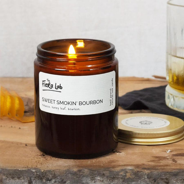 Sweet Smokin' Bourbon Candle Jar