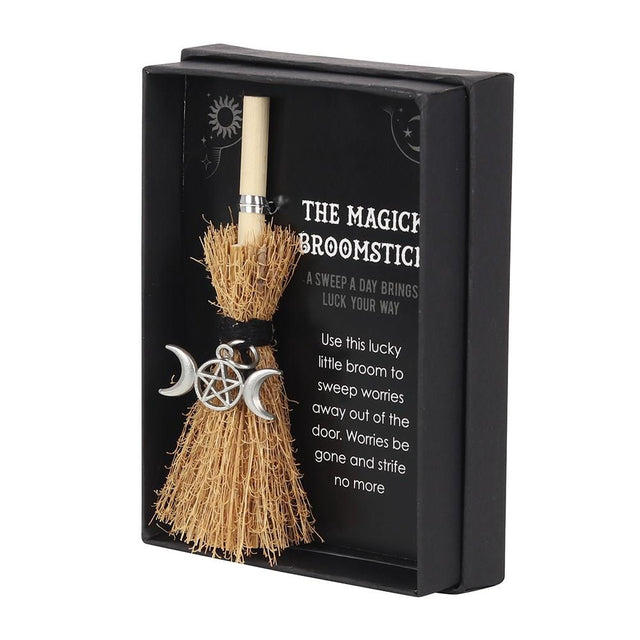 Mini Magick Broomstick Decoration