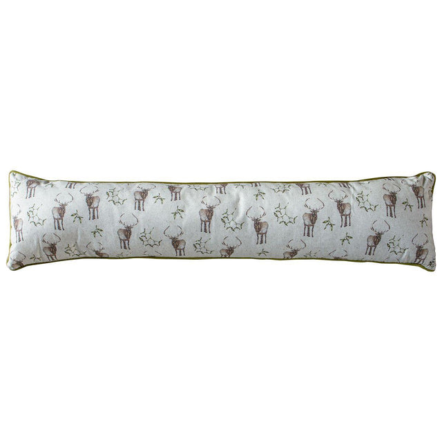 Reindeer and Mistletoe Draught Excluder