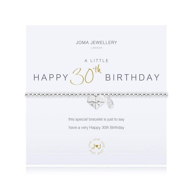 A Little Happy 30th Birthday Bracelet