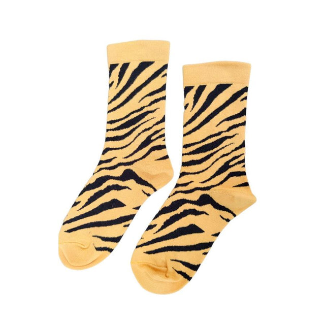 Tiger Print Bamboo Women's Socks