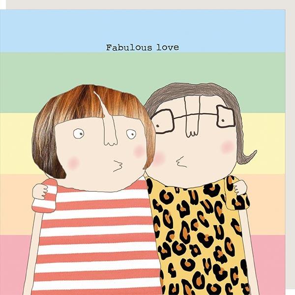 Fab Girl Love Greeting Card