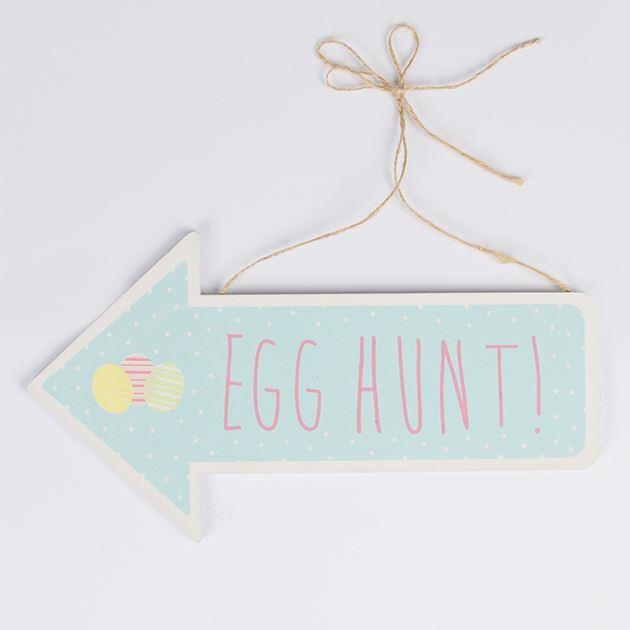 Easter Hunt Arrow Sign