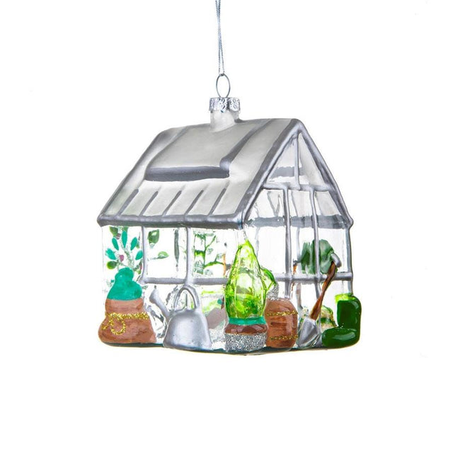 Greenhouse Shaped Glass Bauble