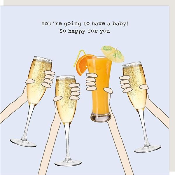 Cheers - Going To Have A Baby Card