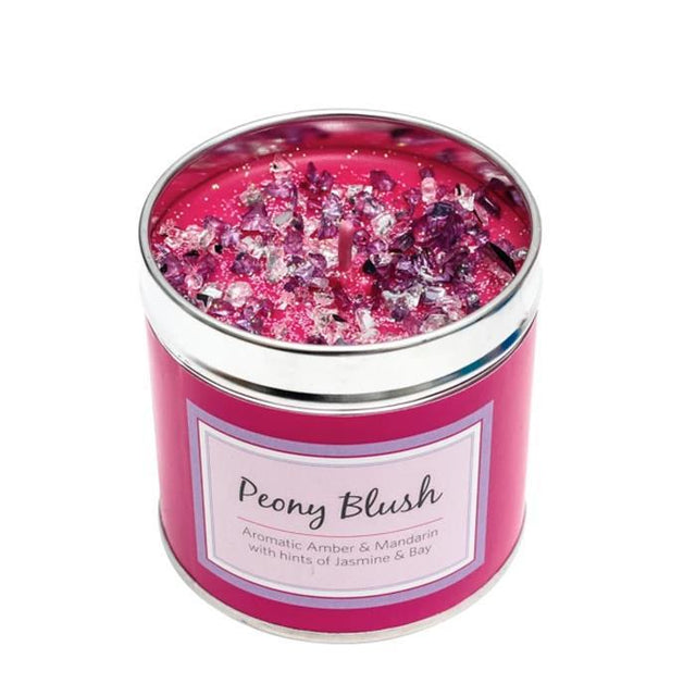 Peony Blush Candle Tin