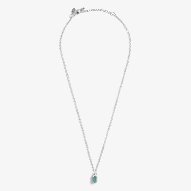 A Little Happiness Aventurine Crystal Pendant Necklace