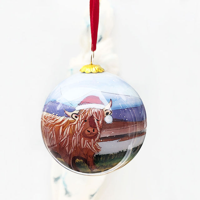 Highland Cow Bauble