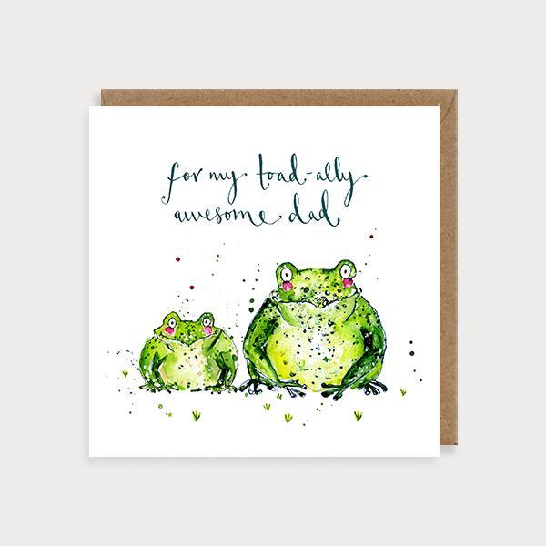 Toad-ally Awesome Dad Card
