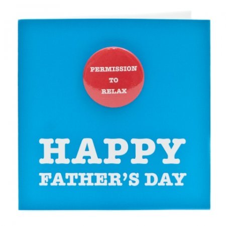 Happy Father's Day Badge Card
