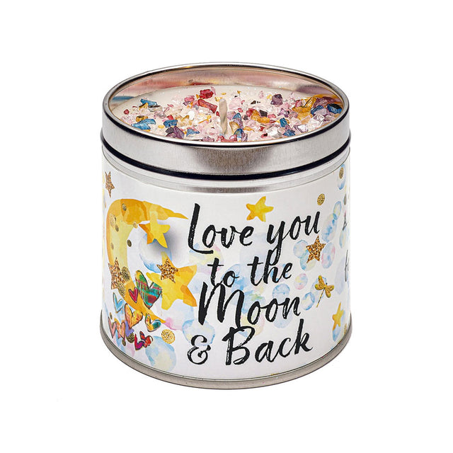 Love You To The Moon and Back Candle Tin