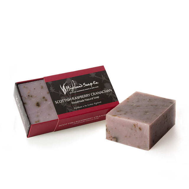 Scottish Raspberry Cranachan Soap Bar