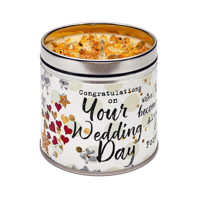 Just Because Wedding Day Candle