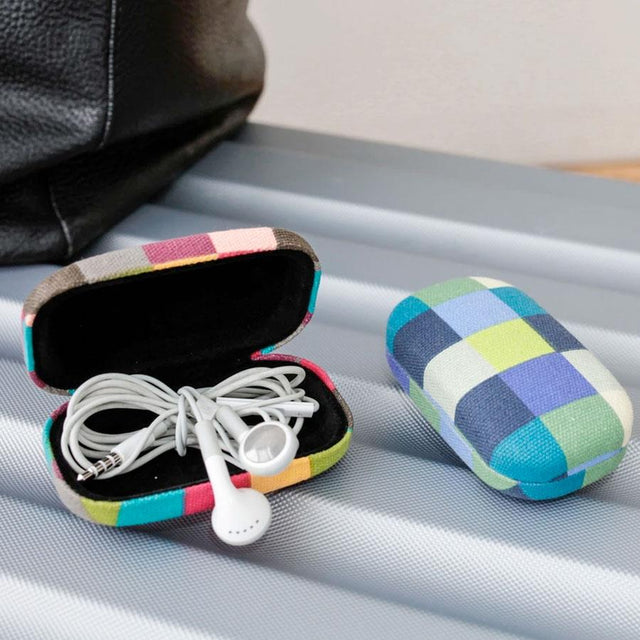 Plaid Mini Travel Case