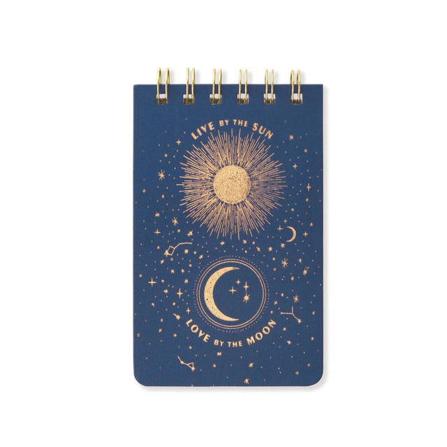Live By The Sun Cloth Covered Notepad