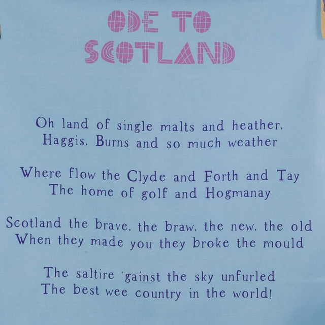 Ode To Scotland Tea Towel