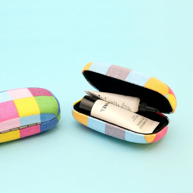 Plaid Mini Travel Case