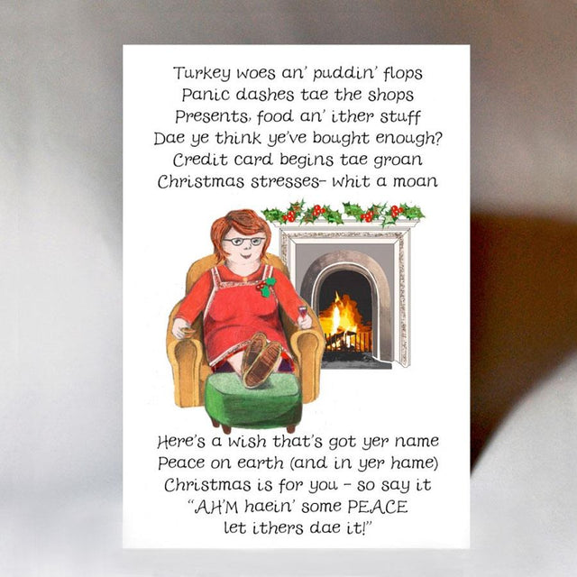 Peace Christmas Greeting Card
