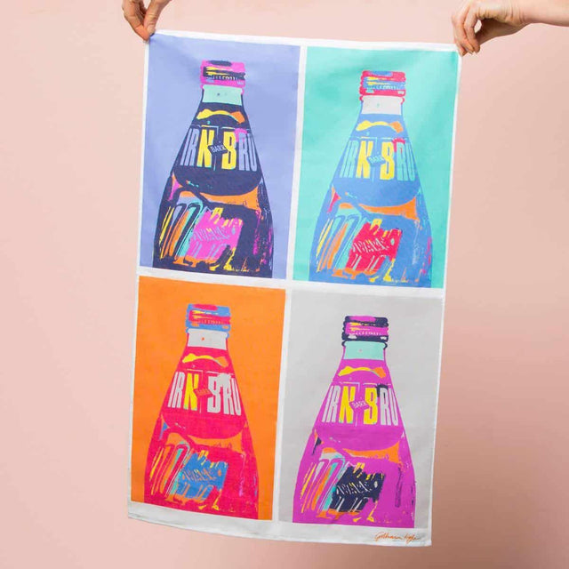 Irn Bru Pop Art Tea Towel