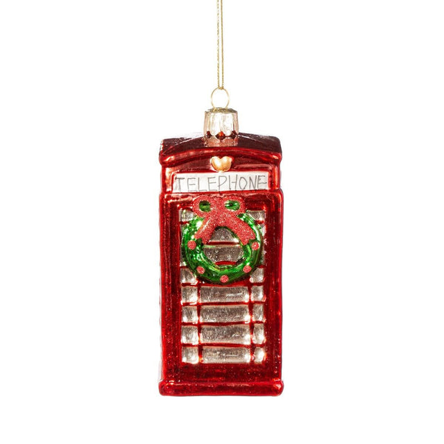 Phone Box with Wreath Shaped Bauble