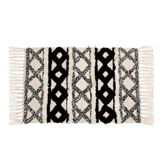 Scandi Boho Rug with Tassels