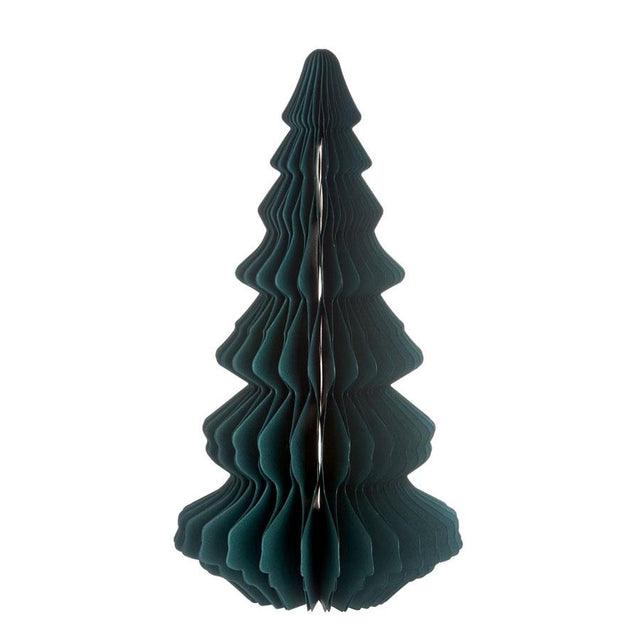 Large Forest Green Honeycomb Tree  Paper Standing Decoration