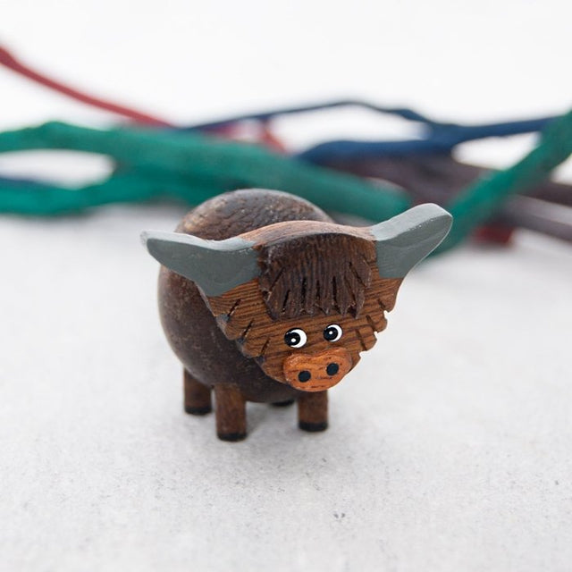 Mini Highland Cow Decoration