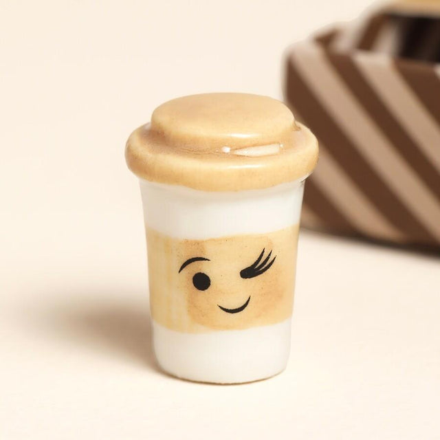 Latte Matchbox Ceramic Token