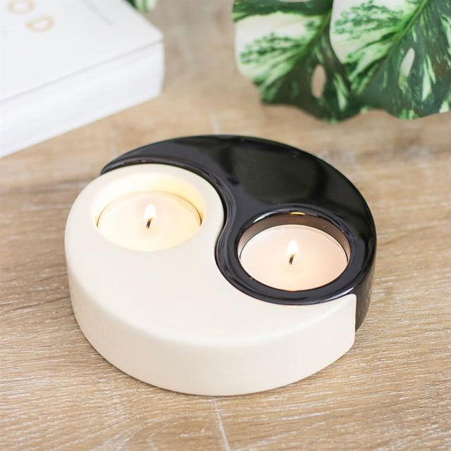 Yin Yang Tea Light Candle Holder