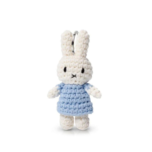 Miffy in Pastel Blue Dress Keyring