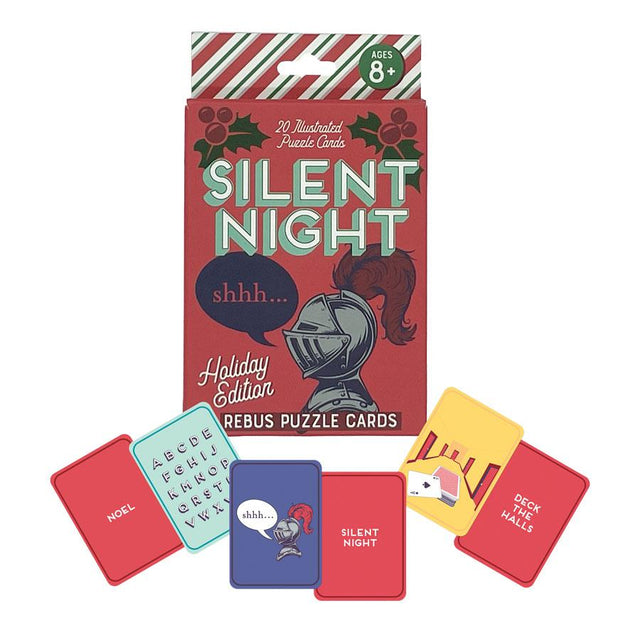 Silent Night Rebus Puzzle Cards