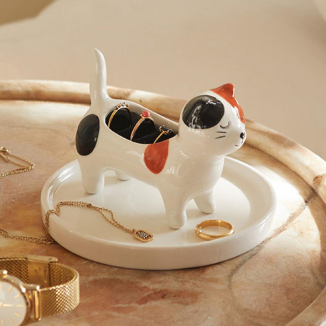 Calico Cat Ring Holder
