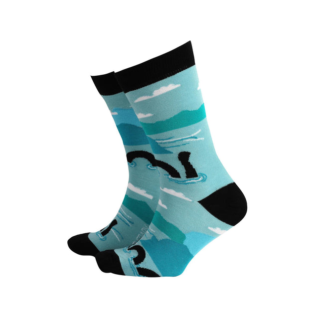 Loch Ness Monster Women's Bamboo Socks