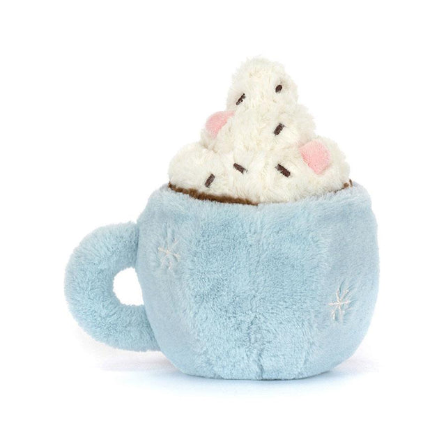 Jellycat Amuseables Hot Chocolate with Marshmallows Back Facing