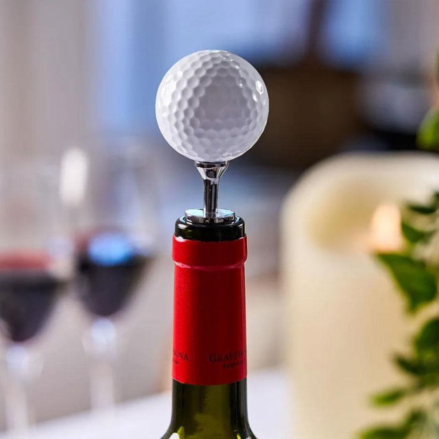 Golf Ball Wine Bottle Stopper