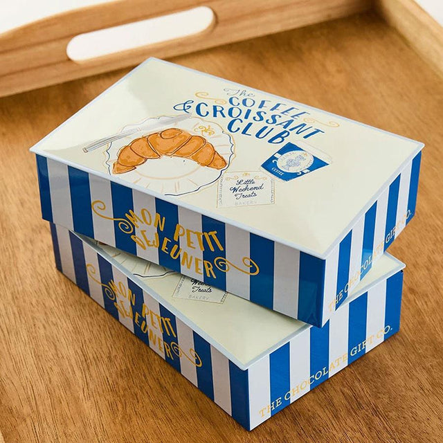 Coffee and Croissant Truffle Tin