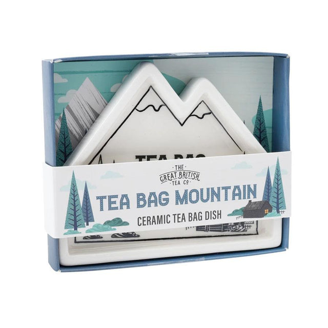 Tea Bag Mountain Dish in Open Window Gift Box