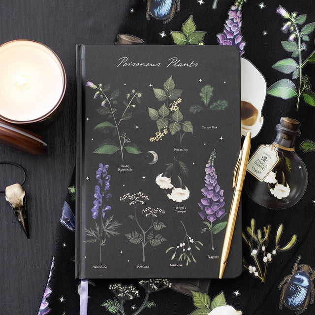 Poisonous Plants  Gothic Botanical A5 Notebook