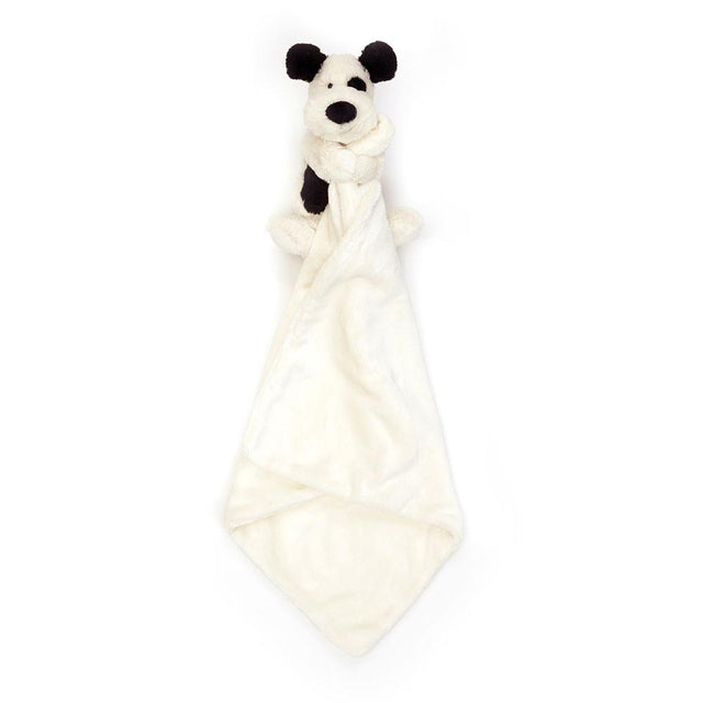 Jellycat Bashful Black & Cream Puppy Soother Full Blanket