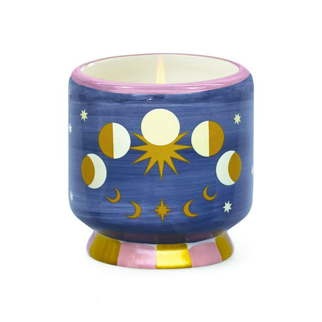 Moon Phases Jasmine & Rose Ceramic Candle in Gift Box