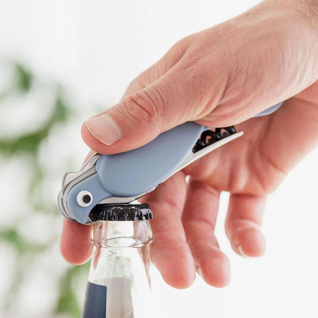 Blue Budgie Bottle Opener