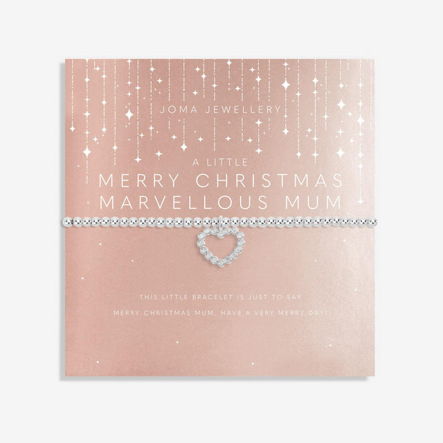 A Little Merry Christmas Marvellous Mum Charm Bracelet