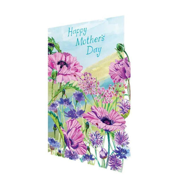 Pink Poppies Mother's Day Card